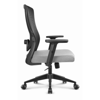 Sivo-črni pisarniški stol HELLS Chair HC-1040 Lite