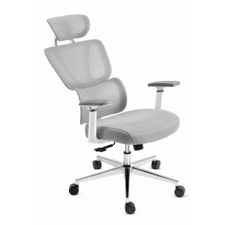 Ergonomski pisarniški stol HELLS HC-1043 v sivi barvi