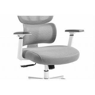 Ergonomski pisarniški stol HELLS HC-1043 v sivi barvi