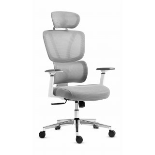 Ergonomski pisarniški stol HELLS HC-1043 v sivi barvi