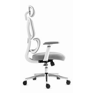 Ergonomski pisarniški stol HELLS HC-1043 v sivi barvi