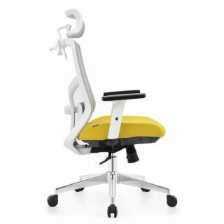 Belo-rumen ergonomski stol HELLS Chair HC-1052