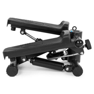 Domači fitnes steper z ekspanderji in zaslonom