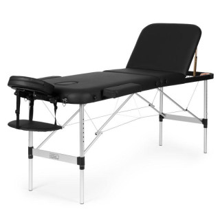 Aluminijasta masažna in rehabilitacijska miza s 3 segmenti