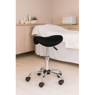 Kozmetični črni sedalni stol