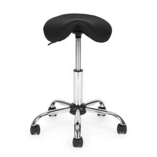 Kozmetični črni sedalni stol