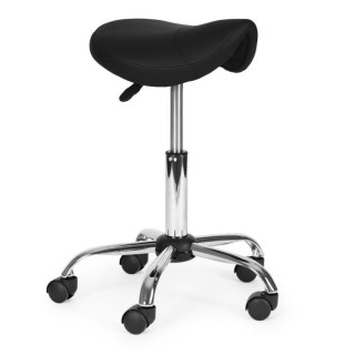 Kozmetični črni sedalni stol