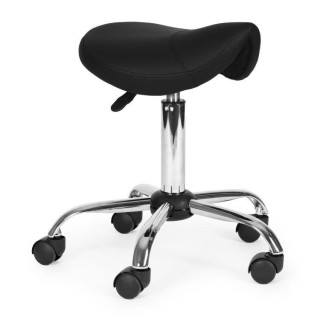 Kozmetični črni sedalni stol