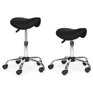 Kozmetični črni sedalni stol