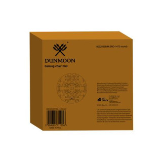 Okrogla igralna podloga Dunmoon pod stolom