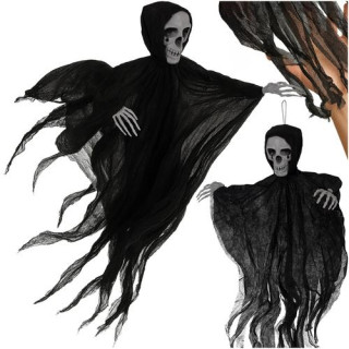 Viseči črni okostnjak - dekoracija