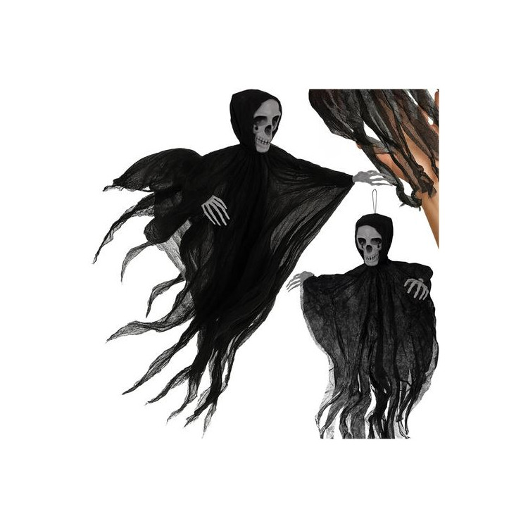 Viseči črni okostnjak - dekoracija