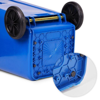 Modri koš za odpadke - 120 l