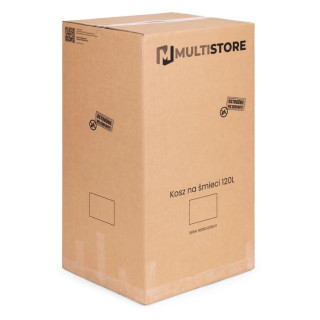 Modri koš za odpadke - 120 l