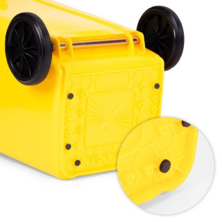 Komplet 3 košev za odpadke: plastika, steklo, papir 3 x 120 l