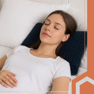 Siva ogrevana blazina 40x30