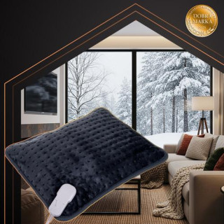 Siva ogrevana blazina 40x30