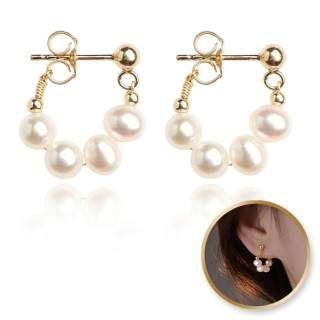 Ženski uhani z biseri