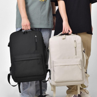 Bež vodoodporen potovalni nahrbtnik