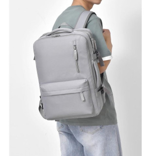 Vodoodporen potovalni nahrbtnik v sivi barvi