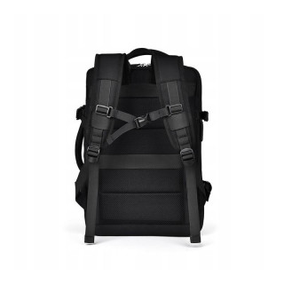 Vodoodporen črn potovalni nahrbtnik