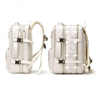 Vodoodporen črn potovalni nahrbtnik