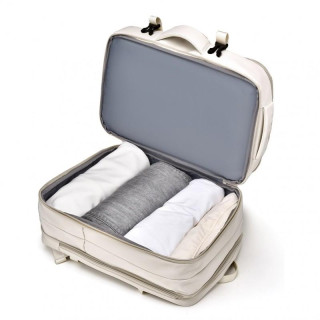 Vodoodporen črn potovalni nahrbtnik