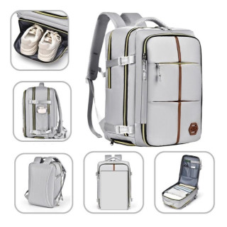 Siv vodoodporen potovalni nahrbtnik