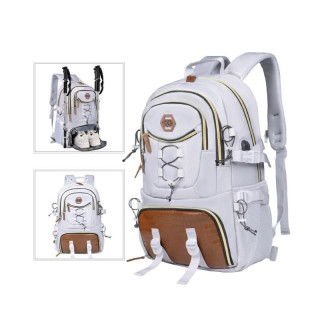 Športni vodoodporni nahrbtnik v sivi barvi