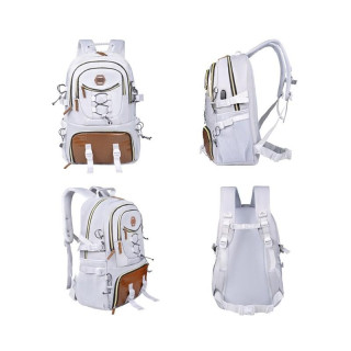 Športni vodoodporni nahrbtnik v sivi barvi