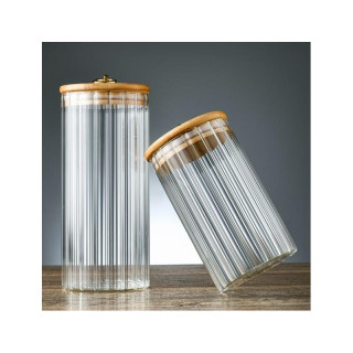 Kozarec z utori in bambusovim pokrovom - 850 ml