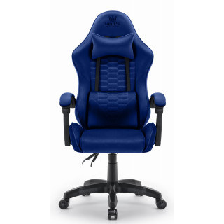 Temno moder blagajniški igralni stol HELLS CHAIR HC-1000