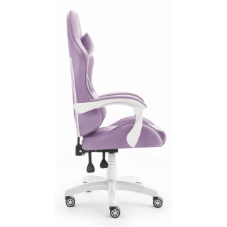 Igralni stol iz blaga vijoličnega HELLS CHAIR HC-1000