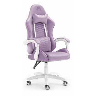 Igralni stol iz blaga vijoličnega HELLS CHAIR HC-1000