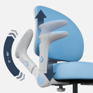 Otroški modri vrtljivi stol Mark Adler Junior 5.0 Blue