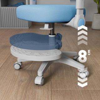 Otroški modri vrtljivi stol Mark Adler Junior 5.0 Blue