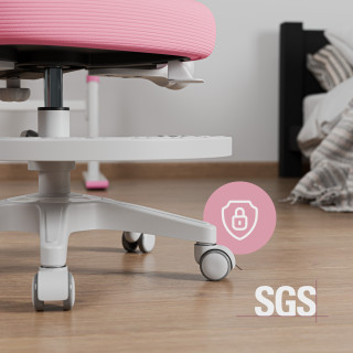 Roza otroški vrtljivi stol Mark Adler Junior 5.0 PINK