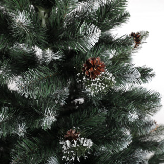 Zasneženo debelo božično drevo - 220 cm