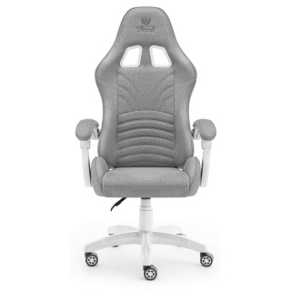 Gaming stol iz blaga HELL'S CHAIR v sivi barvi