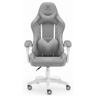 Gaming stol iz blaga HELL'S CHAIR v sivi barvi