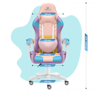 Barvit gaming stol HELL'S CHAIR za otroke