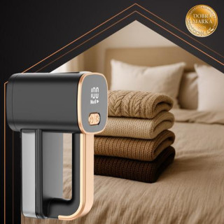 Črni brezžični odstranjevalec vlaken