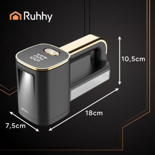 Črni brezžični odstranjevalec vlaken