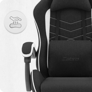 Igralni stol Cabro C500 v črno-beli tkanini