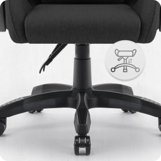 Igralni stol Cabro C500 iz črne tkanine