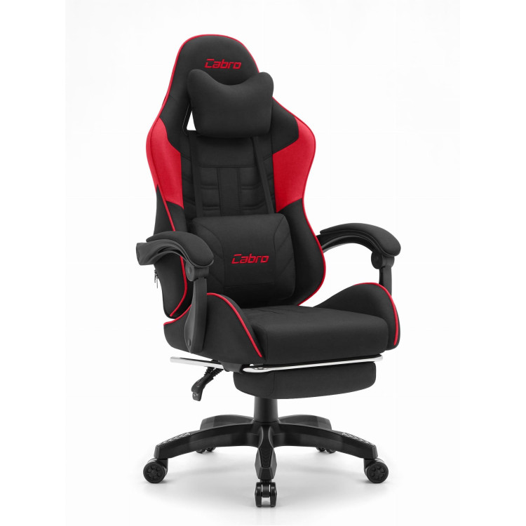 Igralni stol Cabro C501 iz rdeče in črne tkanine