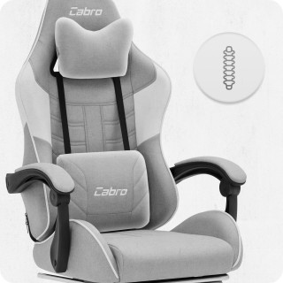 Sivo-bel igralni stol iz blaga Cabro C501