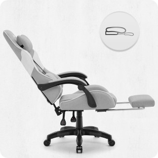 Sivo-bel igralni stol iz blaga Cabro C501