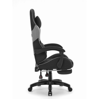 Igralni stol Cabro C501 iz blaga v sivo-črni barvi