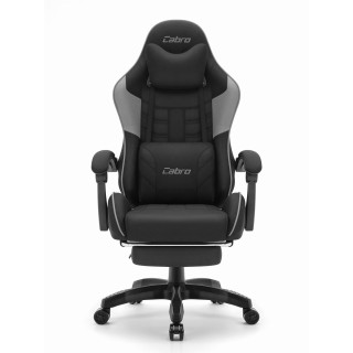 Igralni stol Cabro C501 iz blaga v sivo-črni barvi